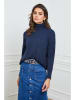 Joséfine Rollkragenpullover "Elona" in Dunkelblau