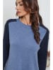 So Cachemire Trui "Kaleis" blauw/donkerblauw