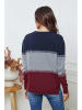So Cachemire Pullover "Lurcia" in Dunkelblau/ Grau/ Bordeaux