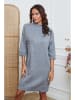 So Cachemire Strickkleid "Major" in Grau
