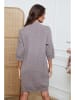 So Cachemire Strickkleid "Major" in Taupe