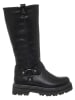 Patrizia Pepe Leder-Winterstiefel in Schwarz