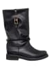 Patrizia Pepe Leder-Stiefel in Schwarz