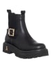 Patrizia Pepe Leder-Chelsea-Boots in Schwarz