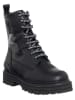 Patrizia Pepe Leder-Boots in Schwarz