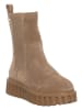 Patrizia Pepe Chelsea-Boots in Schwarz/ Beige