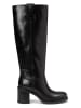 Marc O'Polo Shoes Leder-Stiefel in Schwarz
