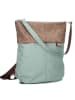 Zwei Schultertasche in Hellblau/ Beige - (B)33 x (H)34 x (T)14 cm