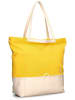 Zwei Shopper "Fiorella FI200" in Gelb/ Creme - (B)44 x (H)38 x (T)19 cm