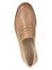 Paul Green Leder-Mokassins in Beige