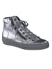 Paul Green Leder-Sneakers in Silber