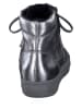 Paul Green Leder-Sneakers in Silber