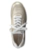 Paul Green Leder-Sneakers in Gold