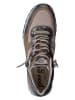 Paul Green Leder-Sneakers in Braun