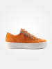 Paul Green Leder-Sneakers in Orange