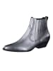 Paul Green Leder-Stiefeletten in Silber