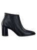 Paul Green Leder-Stiefeletten in Schwarz