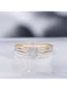 DIAMOND & CO Gouden ring "La promise" met diamanten