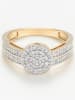 CARATELLI Gouden ring "First Love" met diamanten