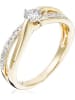 DIAMANTA Gouden ring "Joli solitaire" met diamanten