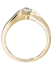DIAMANTA Gouden ring "Joli solitaire" met diamanten