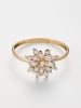 CARATELLI Gold-Ring "Bouquet" mit Diamanten