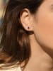DIAMANTA Witgouden oorstekers met diamanten