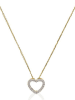 DIAMANTA Gouden hanger "Joli coeur pm" met diamanten