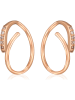 DIAMANTA Roségold-Ohrhänger "Joli tourbillon diamant" mit Diamanten