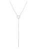 DIAMOND & CO Witgouden ketting "Brescia" met diamanten