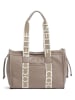 COCCINELLE Leder-Schultertasche in Beige - (B)35 x (H)25 x (T)15 cm