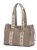 COCCINELLE Leren schoudertas beige - (B)35 x (H)25 x (D)15 cm