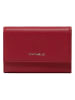 COCCINELLE Leder-Geldbörse in Rot - (B)14 x (H)10 cm