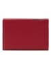 COCCINELLE Leder-Geldbörse in Rot - (B)14 x (H)10 cm