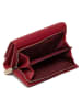 COCCINELLE Leder-Geldbörse in Rot - (B)14 x (H)10 cm