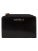 COCCINELLE Leder-Geldbörse in Schwarz - (B)12 x (H)8 cm