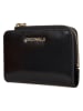 COCCINELLE Leder-Geldbörse in Schwarz - (B)12 x (H)8 cm