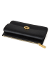 COCCINELLE Leder-Clutch in Schwarz - (B)19,5 x (H)11 cm