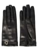 COCCINELLE Leder-Handschuhe in Schwarz