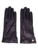 COCCINELLE Skórzane rękawiczki w kolorze czarnym