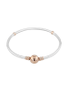 CHARM'S Rosévergulde armband met sierelement