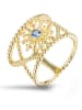 DI GIORGIO Vergold. Ring mit Edelsteinen