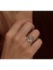 Les Petites Précieuses Vergold. Ring mit Edelstein
