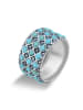 Nomad Silber-Ring mit Ziersteinen