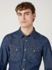 Wrangler Koszula dżinsowa - Regular fit - w kolorze granatowym