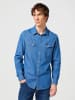 Wrangler Jeanshemd - Regular fit in Blau