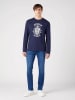 Wrangler Longsleeve donkerblauw