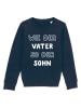 WOOOP Sweatshirt "Wie der Vater, so der Sohn|" in Dunkelblau