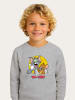 WOOOP Sweatshirt "Tom and Jerry Thumbs Up" in Grau