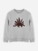 WOOOP Sweatshirt "Stegoforest" in Grau